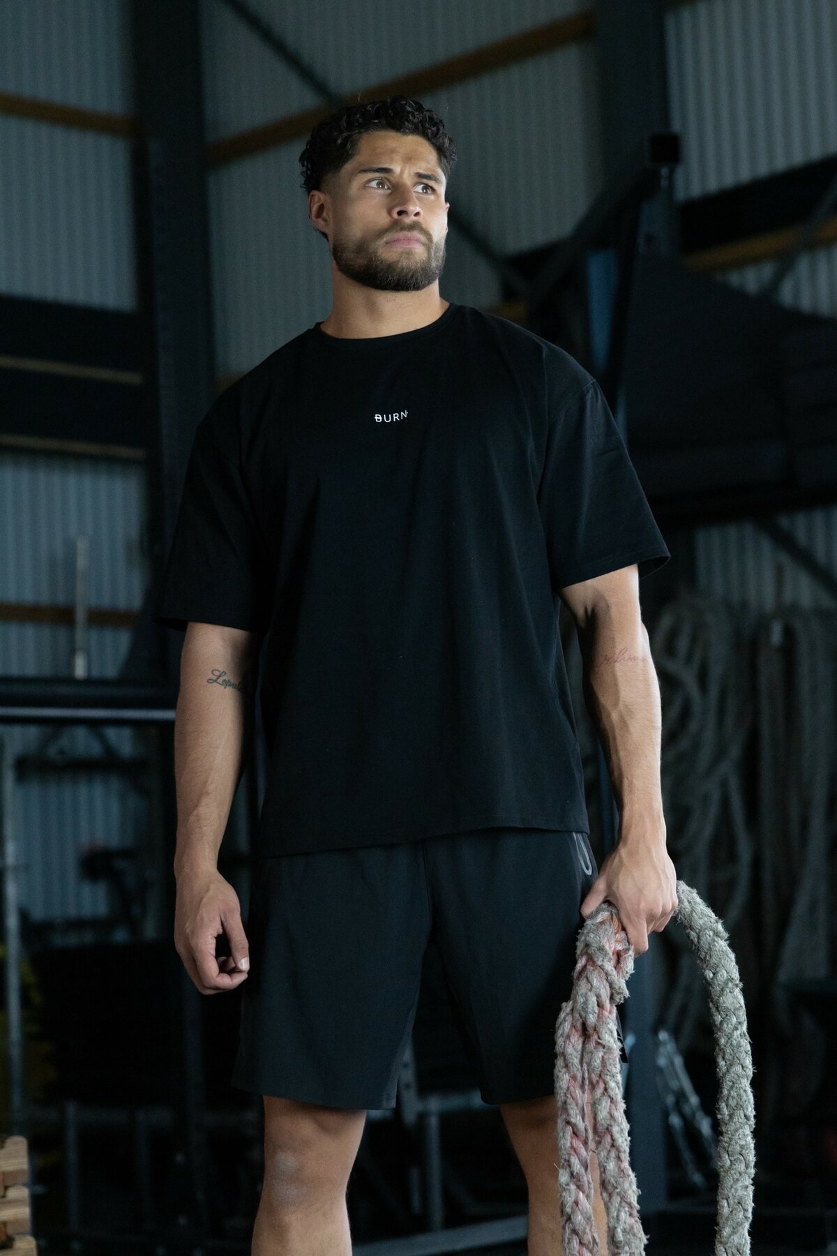 Uniseks BURN oversized Tee